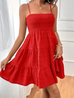 Women's A Line Dress Midi Dress Patchwork Date Vacation Streetwear Spaghetti Strap Sleeveless Light Pink Black Light Green Color