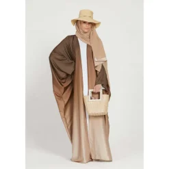 Women's Abaya Kaftan Dress Dubai Islamic Arabic Arabian Muslim Ramadan Adults'