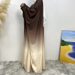 Women's Abaya Kaftan Dress Dubai Islamic Arabic Arabian Muslim Ramadan Adults'