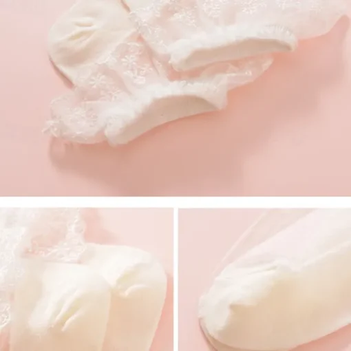 Women's Anckle Socks Low Cut Socks Wedding Work Holiday Lace Sexy Lolita Vintage Retro Cute 1 Pair