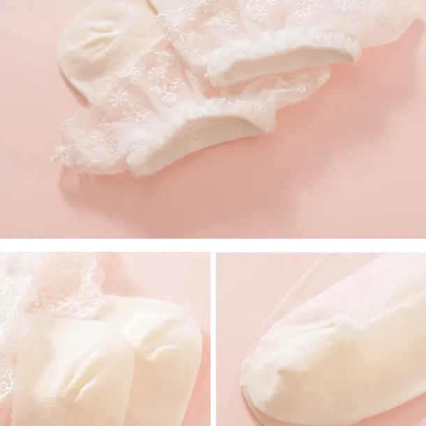 Women's Anckle Socks Low Cut Socks Wedding Work Holiday Lace Sexy Lolita Vintage Retro Cute 1 Pair