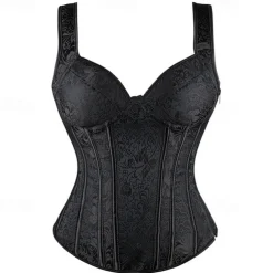 Women's Backless Carnival Date Club Corsets Luxury Retro Floral Home Outfits