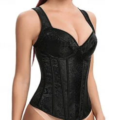 Women's Backless Carnival Date Club Corsets Luxury Retro Floral Home Outfits