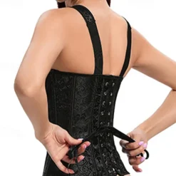 Women's Backless Carnival Date Club Corsets Luxury Retro Floral Home Outfits