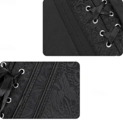 Women's Backless Carnival Date Club Corsets Luxury Retro Floral Home Outfits