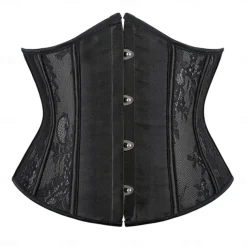 Women's Backless Carnival Date Club Corsets Punk & Gothic Pure Color Home Outfits