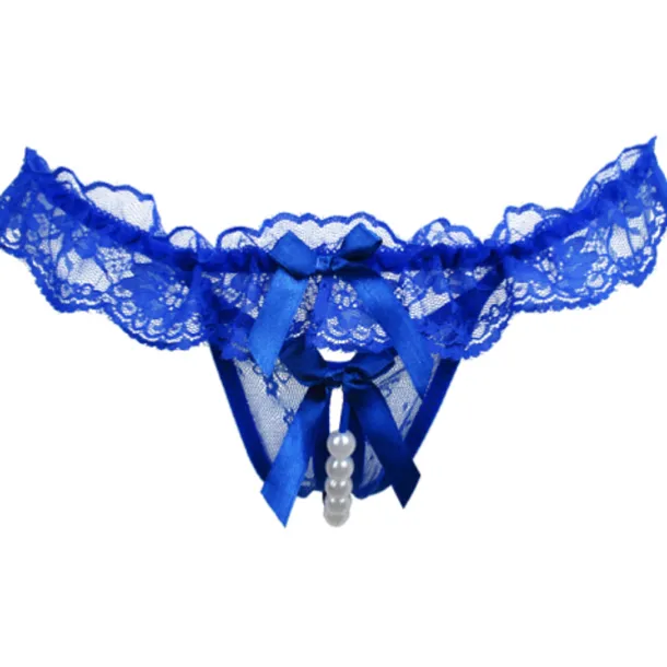 Women's Beaded Mesh Hole Sexy Jacquard G-strings & Thongs Panties Micro-elastic Mid Waist Super Sexy Lace Red Floral / Home / Apparel & Accessories Home Outfits