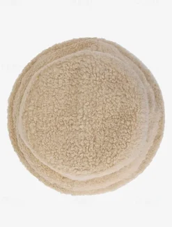 Women's Beige Sherpa Bucket Hat – Cozy Fleece Winter Hat for Casual Wear and Outdoor Activities