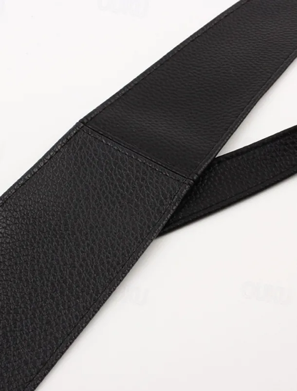 Women's Belt Leather White Black Camel Gold Coffee Skinny Belt Outdoor Street Daily Holiday Pure Color / Spring / Summer / Fall / Winter / Alloy