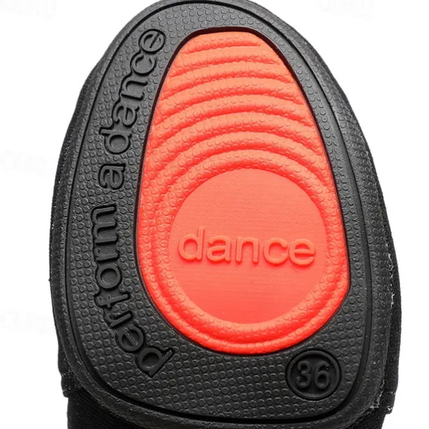 Women's Black Canvas Dance Shoes – Lightweight, Flexible Ballet Flats with Cross-Strap Design for Jazz, Ballet, and Dance Classes