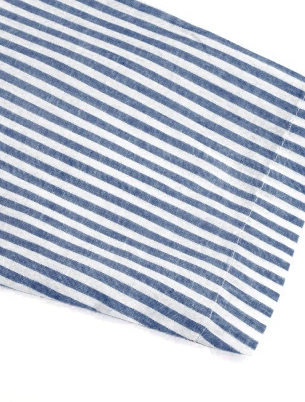 Women's Black White Light Green Summer Spring Fall Maxi Dress Cotton Linen Dresses Casual Dress Shift Dress Basic Casual Outdoor Winter Dress Vacation Loose Fit Striped Shirt Collar