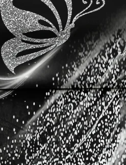 Women's Blouse Long Sleeve Asymmetrical Hem Chiffon Basic Butterfly Print Regular Tops Round Neck Casual White Gray Spring Fall