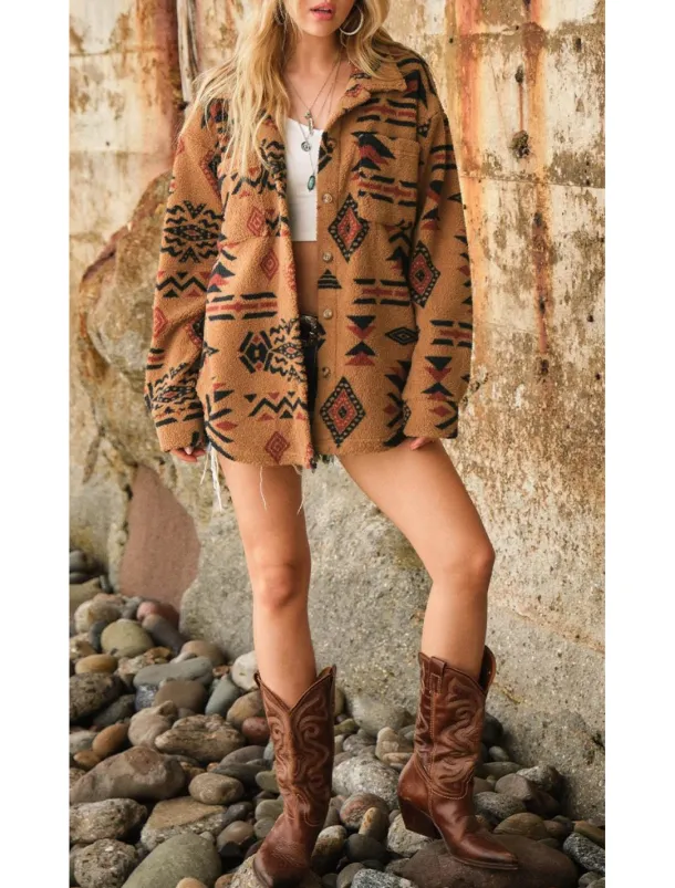 Women's Blouse Stylish Modern Long Sleeve Regular Tops Shirt Collar Work Daily Camel Spring Fall Winter