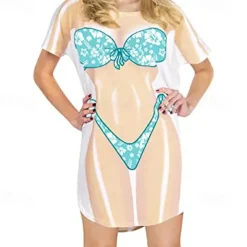 Women's Body Bikini Cover-Ups 3D Graphic For Women's Adults' Saint Patrick's Day 3D Print Party