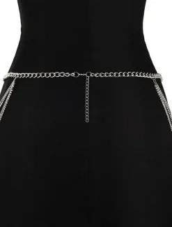 Women's body chain Fashion Outdoor Geometry Rantai cermin mata