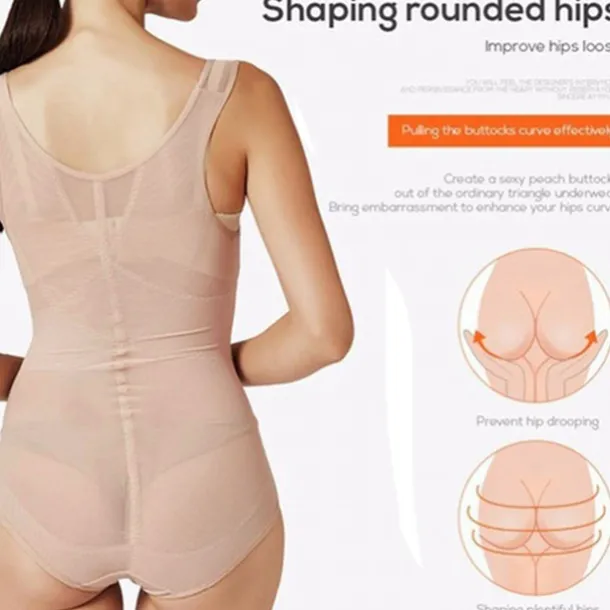 Women's Bodysuits Shapewears Criss Cross Classic Tummy Control Home Office Valentine's Day Plus Size Sport Seamless Sexy Solid Color Pure Color Buckle Seamed Home Outfits