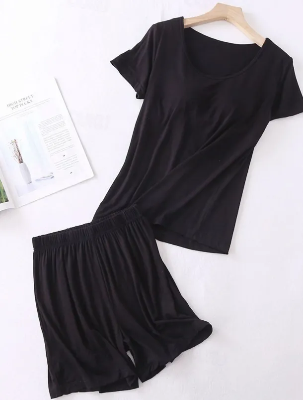 Women's Bolero Top Daily Date Going out Daily Long Sleeve Crew Neck Black Summer Spring Home Outfits