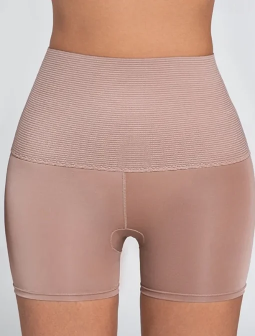 Women's Boyshorts Seamless Panty Shaping Panty 1 PC Underwear Simple Classic Pure Color High Waist Plus Size Petite Gender Neutral Black Brown S M L
