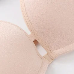 Women's Bras & Bralettes Tube Bra Strapless Demi Cup Solid Color V Neck Stretchy Breathable Invisible Casual Daily Nylon White / 1 PC Home Outfits