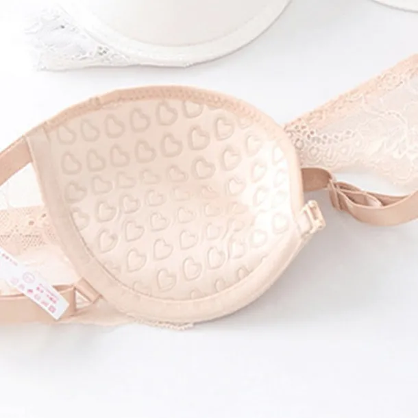 Women's Bras & Bralettes Tube Bra Strapless Demi Cup Solid Color V Neck Stretchy Breathable Invisible Casual Daily Nylon White / 1 PC Home Outfits