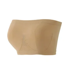 Women's Bras & Bralettes Tube Bra Strapless Full Coverage Solid Color Scoop Neck Micro-elastic Breathable Invisible Casual Daily Nylon Green / 1 PC Home Outfits