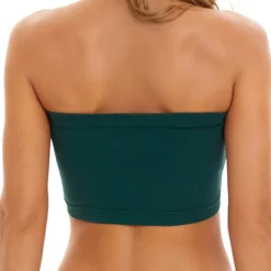 Women's Bras & Bralettes Tube Bra Strapless Full Coverage Solid Color Scoop Neck Micro-elastic Breathable Invisible Casual Daily Nylon Green / 1 PC Home Outfits