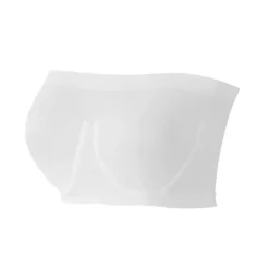 Women's Bras & Bralettes Tube Bra Strapless Full Coverage Solid Color Scoop Neck Micro-elastic Breathable Invisible Casual Daily Nylon Green / 1 PC Home Outfits