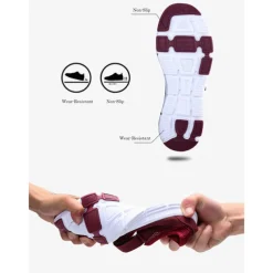 Women's Breathable Mesh Walking Shoes with Magic Tape Strap – Lightweight Athletic Flats, Great for Outdoor Fitness, Travel Hikes, Casual Errands & Active Lifestyles