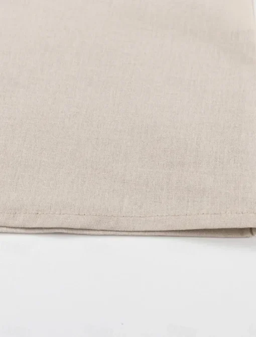 Women's Brown Summer Spring Mini Dress Cotton Linen Dresses Casual Dress Strap Dress Basic Modern Vacation Daily Weekend Loose Fit Plain Halter Neck