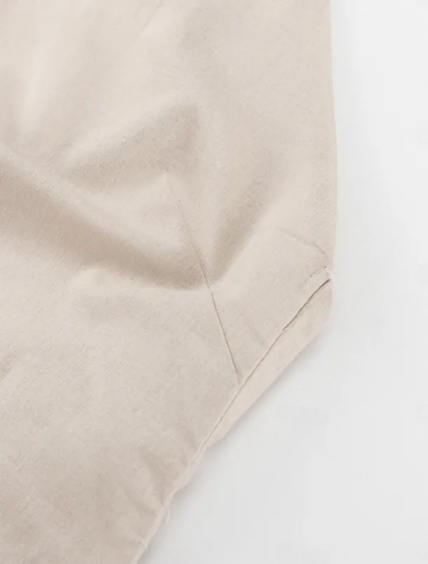 Women's Brown Summer Spring Mini Dress Cotton Linen Dresses Casual Dress Strap Dress Basic Modern Vacation Daily Weekend Loose Fit Plain Halter Neck