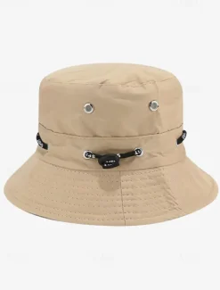 Women's Bucket Hat with Adjustable Drawstring Decoration – Stylish Lightweight Cap for Outdoor Activities, Travel, And Everyday Wear, Available in Multiple Colors