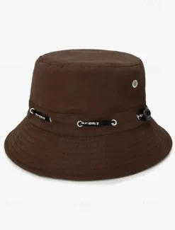 Women's Bucket Hat with Adjustable Drawstring Decoration – Stylish Lightweight Cap for Outdoor Activities, Travel, And Everyday Wear, Available in Multiple Colors