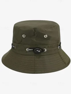 Women's Bucket Hat with Adjustable Drawstring Decoration – Stylish Lightweight Cap for Outdoor Activities, Travel, And Everyday Wear, Available in Multiple Colors