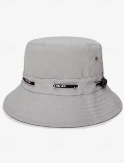 Women's Bucket Hat with Adjustable Drawstring Decoration – Stylish Lightweight Cap for Outdoor Activities, Travel, And Everyday Wear, Available in Multiple Colors