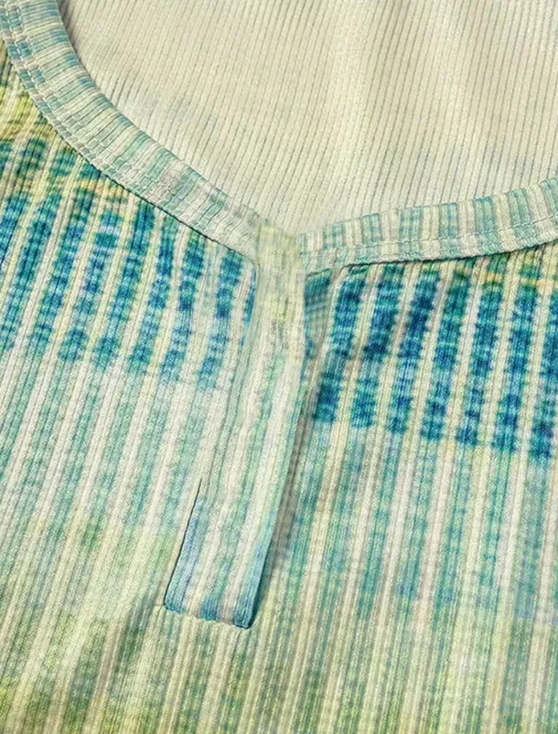 Women's Camisole Tank Top Vest Stylish Casual Print Sleeveless Regular Tops V Neck Daily Going out Rainbow Summer