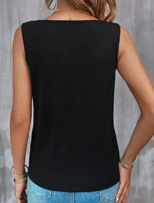 Women's Camisole Tank Top Floral Ethnic Casual Sleeveless V Neck Regular Tops Daily Print Black Summer