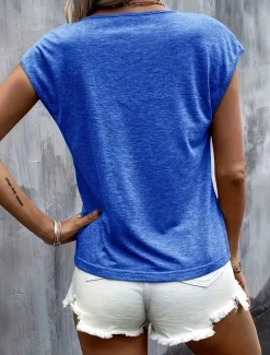 Women's Camisole Tank Top Boho Heart Bohemia Vintage Stylish Sleeveless Crew Neck Regular Tops Daily Weekend Vacation Wear Print Pink Royal Blue Light Blue Summer Spring