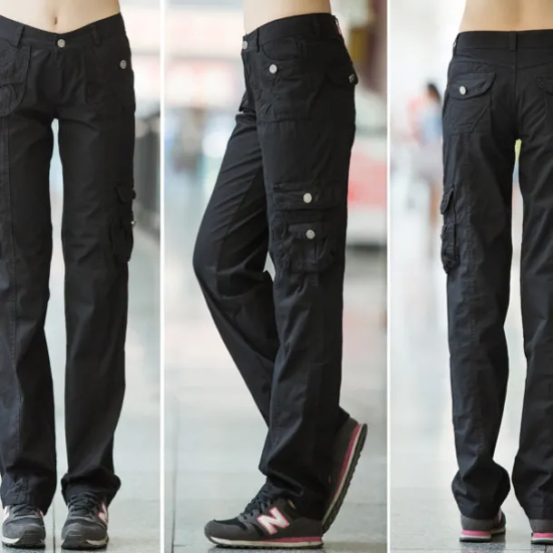 Women's Cargo Pants Hiking Pants Trousers Tactical Pants Military Summer Outdoor Ripstop Breathable Quick Dry Lightweight Pants / Trousers Bottoms Army gray Green Cotton Climbing Camping / Hiking