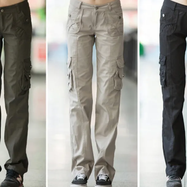 Women's Cargo Pants Hiking Pants Trousers Tactical Pants Military Summer Outdoor Ripstop Breathable Quick Dry Lightweight Pants / Trousers Bottoms Army gray Green Cotton Climbing Camping / Hiking