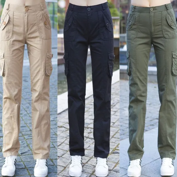 Women's Cargo Pants Hiking Pants Trousers Tactical Pants Military Summer Outdoor Ripstop Breathable Quick Dry Lightweight Pants / Trousers Bottoms Army gray Green Cotton Climbing Camping / Hiking