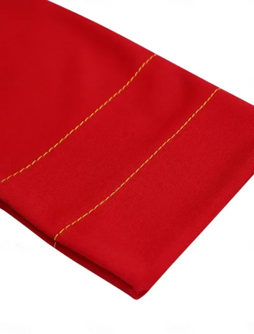 Women's Casual Dress Midi Dress Zipper Daily Date Fashion Streetwear Stand Collar 3/4 Length Sleeve Red Green Dark Blue Color