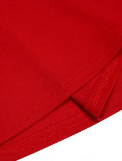 Women's Casual Dress Midi Dress Zipper Daily Date Fashion Streetwear Stand Collar 3/4 Length Sleeve Red Green Dark Blue Color