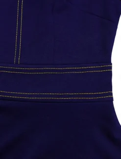 Women's Casual Dress Midi Dress Zipper Daily Date Fashion Streetwear Stand Collar 3/4 Length Sleeve Red Green Dark Blue Color