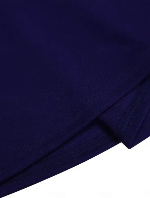 Women's Casual Dress Midi Dress Zipper Daily Date Fashion Streetwear Stand Collar 3/4 Length Sleeve Red Green Dark Blue Color