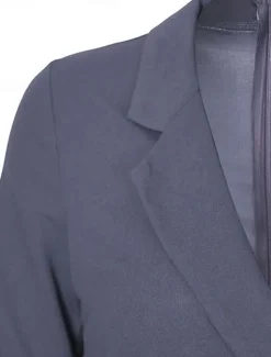 Women's Casual Dress Mini Dress Patchwork Buttons Casual Formal V Neck Long Sleeve Black Wine Gray Color