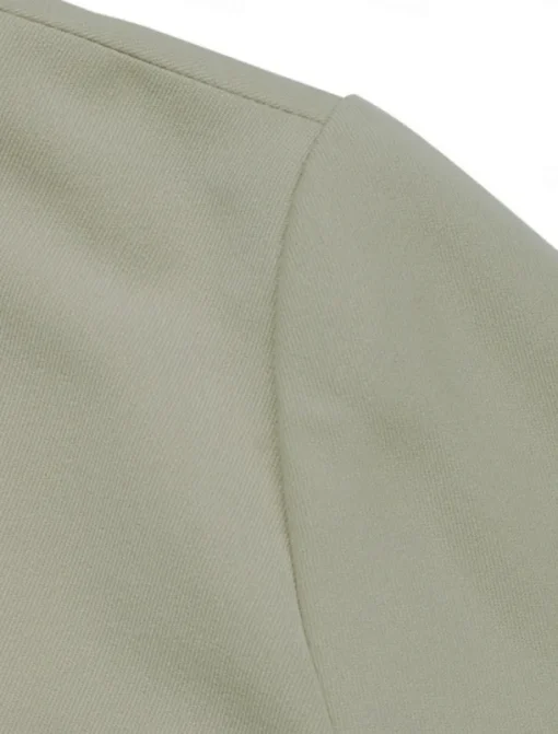 Women's Casual Jacket Breathable Comfortable Adjustable Casual Plain Vacation Street Casual Daily Wear Single Breasted Short V Neck Regular Fit Long Sleeve Outerwear Apricot Summer Spring