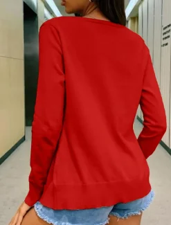 Women's Casual Jacket Comfortable Breathable Knitting Casual Plain Vacation Street Casual Daily Wear Open Front Short Collarless Regular Fit Long Sleeve Outerwear Black White Yellow Spring Fall