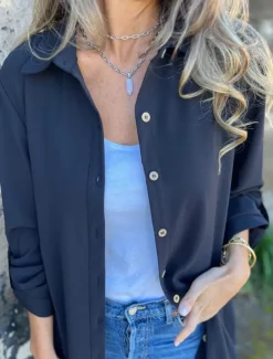 Women's Casual Jacket Warm Breathable Buttons Casual Plain Vacation Street Daily Wear Going out Single Breasted Long Lapel Regular Fit Long Sleeve Outerwear Black White Khaki Spring Fall