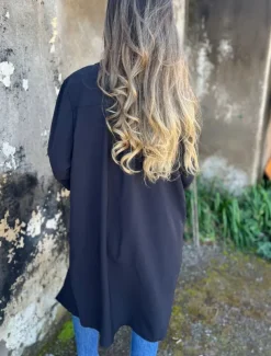 Women's Casual Jacket Warm Breathable Buttons Casual Plain Vacation Street Daily Wear Going out Single Breasted Long Lapel Regular Fit Long Sleeve Outerwear Black White Khaki Spring Fall