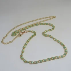 Women's Chain Belt Metal Chain Metal Bucke Geometric Formal Party Daily Green White Black Blue